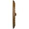 Ekena Millwork Foster Shell Ceiling Medallion (Fits Canopies up to 9 5/8"), 15 3/4"OD x 2"P, Smokey Topaz Crackle CM15FOSTC - alternate 2